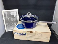 Chantalシャンタール◆フタつき 片手鍋 ソースパン およそ16cm【未使用】※保管品※