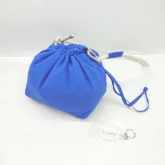 ◇ Θ CIAOPANIC TYPY キーホルダー付き 巾着ショルダーバッグ ブルー系 レディース E  【1502200006077】