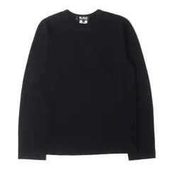 BLACK COMME des GARCONS ブラック コムデギャルソン カットソー サイズ:S / 穴あき加工 ロングスリーブ カットソー (1N-T009) / ブラック 黒 / 日本製 / トップス Tシャツ 長袖【メンズ】【中古】のサムネイル