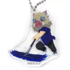 【中古】雑貨 嘴平伊之助 「鬼滅の刃×ローソン アクリルキーホルダー(ローソン制服)」