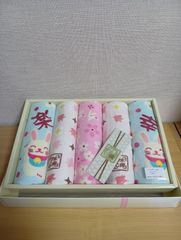 ミニタオル5枚セット　綿100％　未使用　〚値引きあり〛