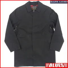 RALPH LAUREN ラルフローレン L ステンカラーコート 黒NR3505のサムネイル