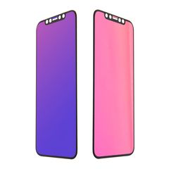 新品 【虹色覗き見防止】iPhone 14 Plus iPhone 13 Pro Max専用ガラスフィルム【６.7インチ２枚入】全面保護/アンチスパイ/アンチブルーライト/プライバシースクリーンプロテクタ