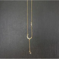 ☆ ゴールド系その他 ☆ ムーンスターネックレス ネックレス レディース シンプル ペンダント ジュエリー レディースアクセサリー 月 星 大人 かわいい おしゃれ 可愛い オシャレ 大人っぽい カジュアル ムーンスターネックレス Diamond Hearts