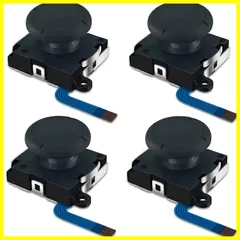 3Dアナログレバー switch用ジョイコン交換対応 スイッチパーツ Joy-con対応 センサーアナログジョイスティックSwitch用NS 右／左 修理ツール 4個セット Switch用 修理 joy-con switch For SensaBliss