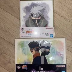 ナルト くじ はたけ カカシ オビト ビジュアル色紙 まとめ売り