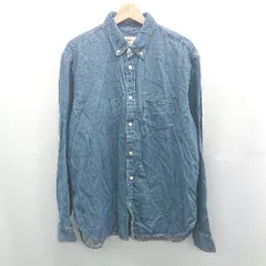 ◇ Θ GAP ギャップ 綺麗系 長袖 デニムジャケット サイズL ブルー系 レディース メンズ E  【1507080002188】