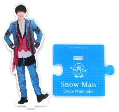 【中古】アクリルスタンド・アクリルパネル [台紙付き] 渡辺翔太(Snow Man) アクリルスタンド’20夏 「Johnnys’ ISLAND STORE」