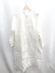 ◇ ⊂ CIAOPANIC TYPY チャオパニックティピー コットン100% 長袖 マキシ ワンピース サイズM ホワイト レディース E  【1410100056279】