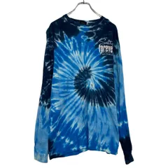 Sunsations タイダイ ロンT ロングTシャツ XL ブルー ビッグサイズ バックプリント 古着卸 アメリカ仕入 a608-5849