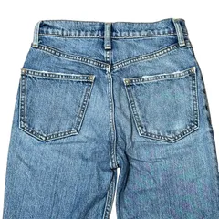 MOUSSY HW TAPERED ハイウエスト テーパードデニム ライトブルー サイズ23 レディースXXS マウジー