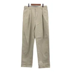 90年代 Polo by Ralph Lauren ポロ ラルフローレン 2タック チノパンツ アメカジ ポロチノ ベージュ (メンズ) 中古 古着 Q4234