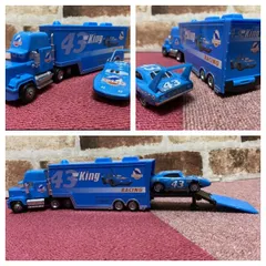 【新品 】カーズ マック トラック トレーラー キング　ミニカー　2点セット 送料無料