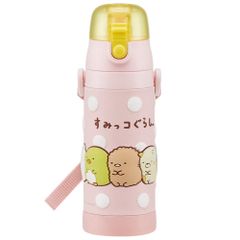 【迅速発送】スケーター(Skater) 子供用 ステンレス 水筒 直飲み 480ml すみっコぐらし 子供に優しい軽量タイプ 女の子 保冷専用 3D立体プリントwaterbottle スポーツボトル かわいい キッズ 子供 こども 水瓶 SDPV5-A