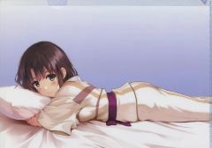 [중고] 클리어 파일 가토 메구미(침구) A4 클리어 파일 [그렇지 않은 그녀의 기르는 방법] 드래곤 매거진 2018년 7월호 토라노아나 구입 특전