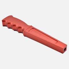 ハードカーゴ シフトノブ 色レッド MT車 250mmロングタイプのアルミ削り出し (M12×P1.25)のシフトノブ車 SHIFT KNOB 軽トラック用 HC-472