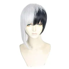 【新着商品】浅霧 幻 ホワイト あさぎり ブラック ゲン 耐熱 ネット付き ウィッグ かつら コスプレウィッグ wig