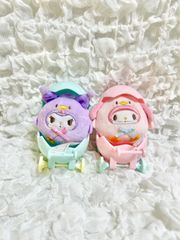 2個セット　えらんでべびぴよ＆たまごベビーカー　クロミ　マイメロ　サンリオ
