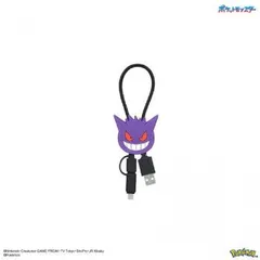 ポケットモンスター マスコットカバー付き マルチ充電ケーブル ゲンガー POKE-968B