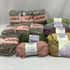 毛糸　ジュノー並太モヘア・アンジェロ毛混並太　まとめ売り　C468