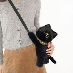 【バッグ】送料無料 アンダーソン猫 大英博物館グッズ The British Museum 斜め掛け ぬいぐるみ 記念品 エジプト神 ネコ ねこ プレゼント
