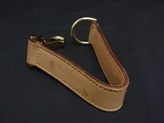 LOUIS VUITTON ルイヴィトン レザー ペガス用 ハンドルストラップ キーホルダー アクセサリー メンズ レディース  ベージュ系 BL7902