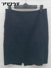 ◇ BEAUTY & YOUTH ビューティアンドユース UNITED ARROWS スリット 膝丈 タイト スカート サイズS ネイビー レディース 【中古】 【1002801389260】