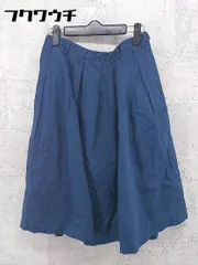 ◇ PAR ICI パーリッシィ 膝下丈 フレア スカート サイズF ブルー レディース 【中古】 【1002801422714】のサムネイル