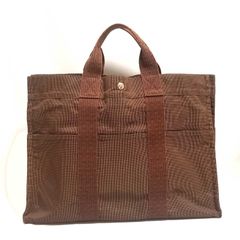 エルメス◇エールラインMM トートバッグ クリーニング済 ポリアミド