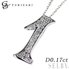 ゆきざき ノンブル ナンバーペンダント【1】 プチサイズ K18 nombre-m-1.jpg