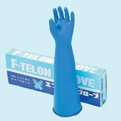 【新品・5営業日で発送】ハナキゴム エフテロングローブ(弗酸・王水等強酸用手袋)　女子用　ロング　Ｂ－２２Ｌ　1双入NCG1366036-929-02のサムネイル