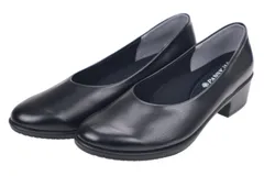 【2025新商品】【22.5～24.5】 Pansy パンジー 4087 ブラック 婦人 女性用 レディース オフィスパンプス ストレッチ合皮 ワンヒール 入学式 冠婚葬祭 フォーマル 日本製 リクルート フォーマル 仕事