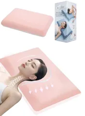 枕 低反発 よく眠れる枕 柔らかい 首が痛くならない 肩こり解消枕 2層構造のサムネイル