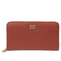 未使用保管品✨ドルチェ＆ガッバーナ 長財布 ラウンドジップ 本革 ピンクベージュ DOLCE&GABBANA ドルチェアンドガッバーナ 長財布 ピンク レザー