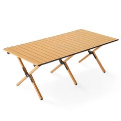 Mozambique 折りたたみテーブル 中型 ナチュラルウッド - メルカリ