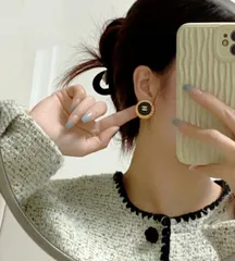 【今日特価】CHANEL ノンピアス イヤクリップ（ダブル C ロゴデザイン）