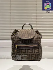 【今日特価】Fendi フェンディ クラシックプリント バックパック 復古風で百搭性に優れる