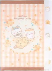 【中古】クリアファイル チェック(フレグラントオリーブ) A4ダイカットクリアファイル5P 「ちいかわ」