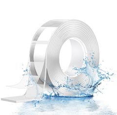 Nano Tape, Reusable Multi-Functional Magic Tape, Transparent, Waterproof, Heat-Resistant, Leaves No Residue, Strong, Non-Slip, Washable, Super Strong, Multi-Purpose, for Home, Industrial, and More (3cm Wide x 0.2cm Thick x 3m Long)