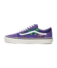 VANS(バンズ) オールドスクール フラワー ブライト パープル 230のサムネイル