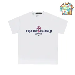 【今日WTO】Chrome Hearts クロームハーツ 梵文十字大羽根発泡プリント T-UR03