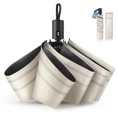 コンパクト 紫外線遮断 折り畳み UPF50+ 6本骨 熱中症対策 軽量 日焼け防止 遮光 耐風撥水 100 晴雨兼用 折り畳み日傘 ・反射冷却素材採用・JIS認証済】 傘 【2025新登場 メンズ 自動開閉 レディース ワンタッチ 多層生地設計 遮熱 携帯便