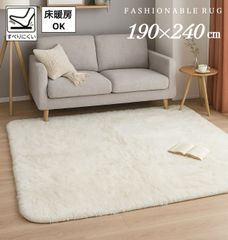 定価2.9万 FLYMEe掲載 パール 190×240 洗えるラグ#117039 - メルカリ