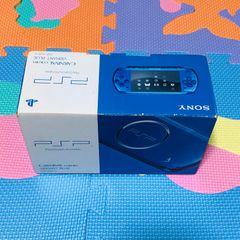 PSP本体　バイブラントブルー　バッテリーパック欠品
