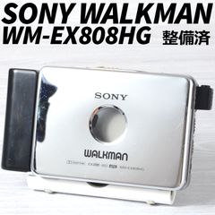 SONY WALKMAN WM-EX808HG ソニーカセットウォークマン クロームメッキ 整備済