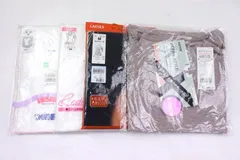 グンゼ 福助他 肌着 4点セット 未使用 キャミソール 3分袖等 Mサイズ まとめて アンダーウエア レディース 【中古】