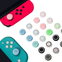 アナログスティックカバー キャップ ロッカーキャップ 【Switch/Switch Lite/Switch Oled 対応】 親指グリップ ジョイスティックキャップ Nintendo switch joy con用 用 アナログジョイスティック保護カバー 対応