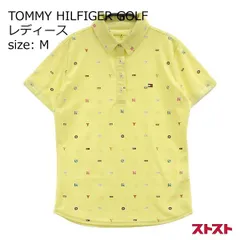 TOMMY HILFIGER GOLF 半袖ポロシャツ イエロー系 M [240001968298]#
