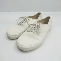 ◇ Θ VANS ヴァンズ 無地 スニーカーシューズ サイズ26 ホワイト系 レディースメンズ E  【1506230024254】