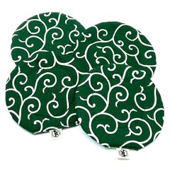 コースター 置物座布団 唐草模様 12cm (4枚セット)
